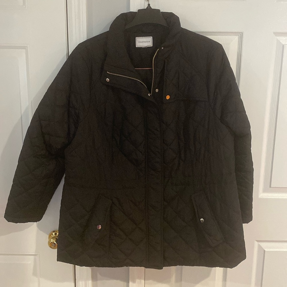 Charter Club Quilted Coat